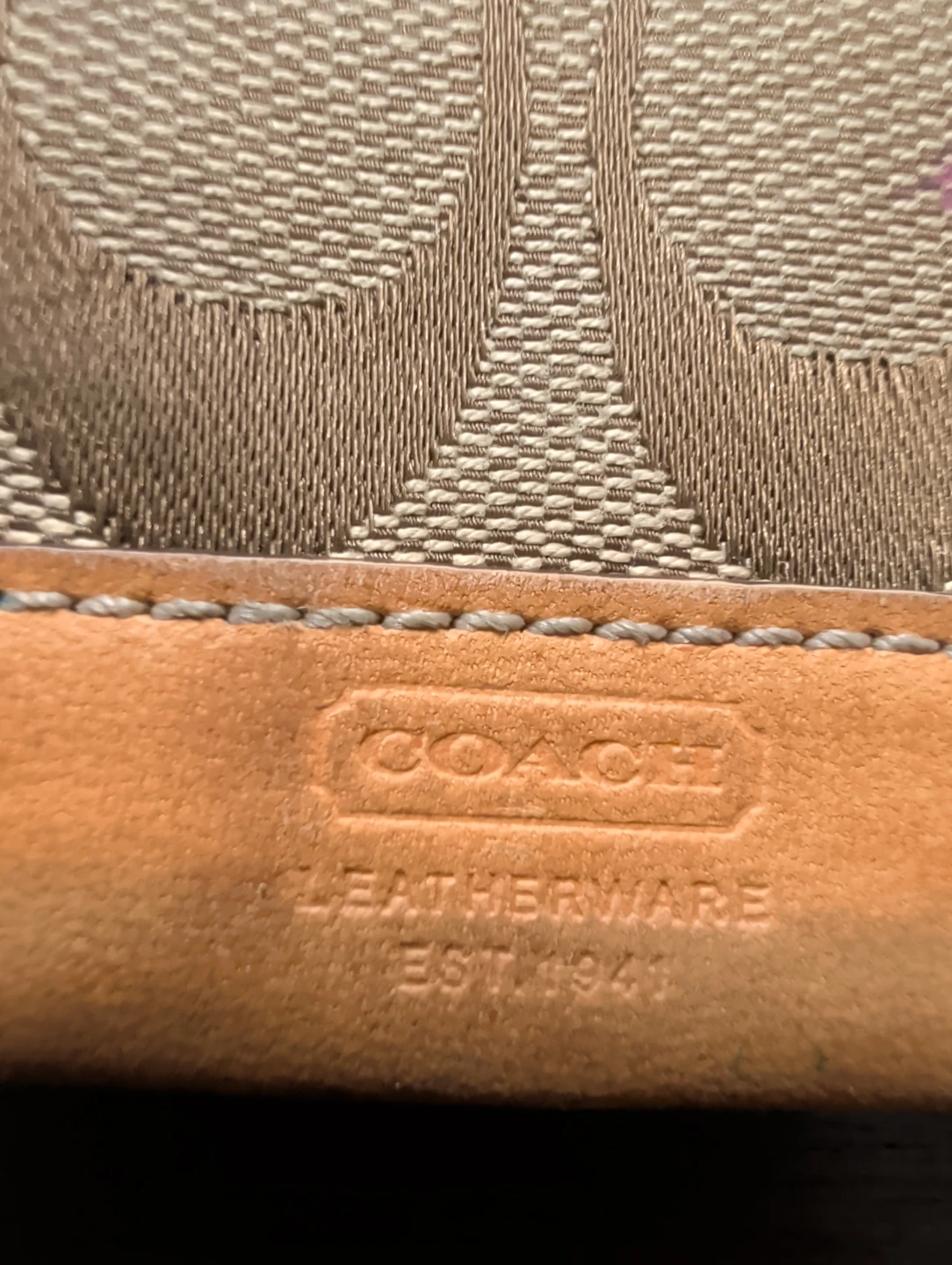 Coach Signature Canvas Wristlet and Coin Pouch Set - photo 3
