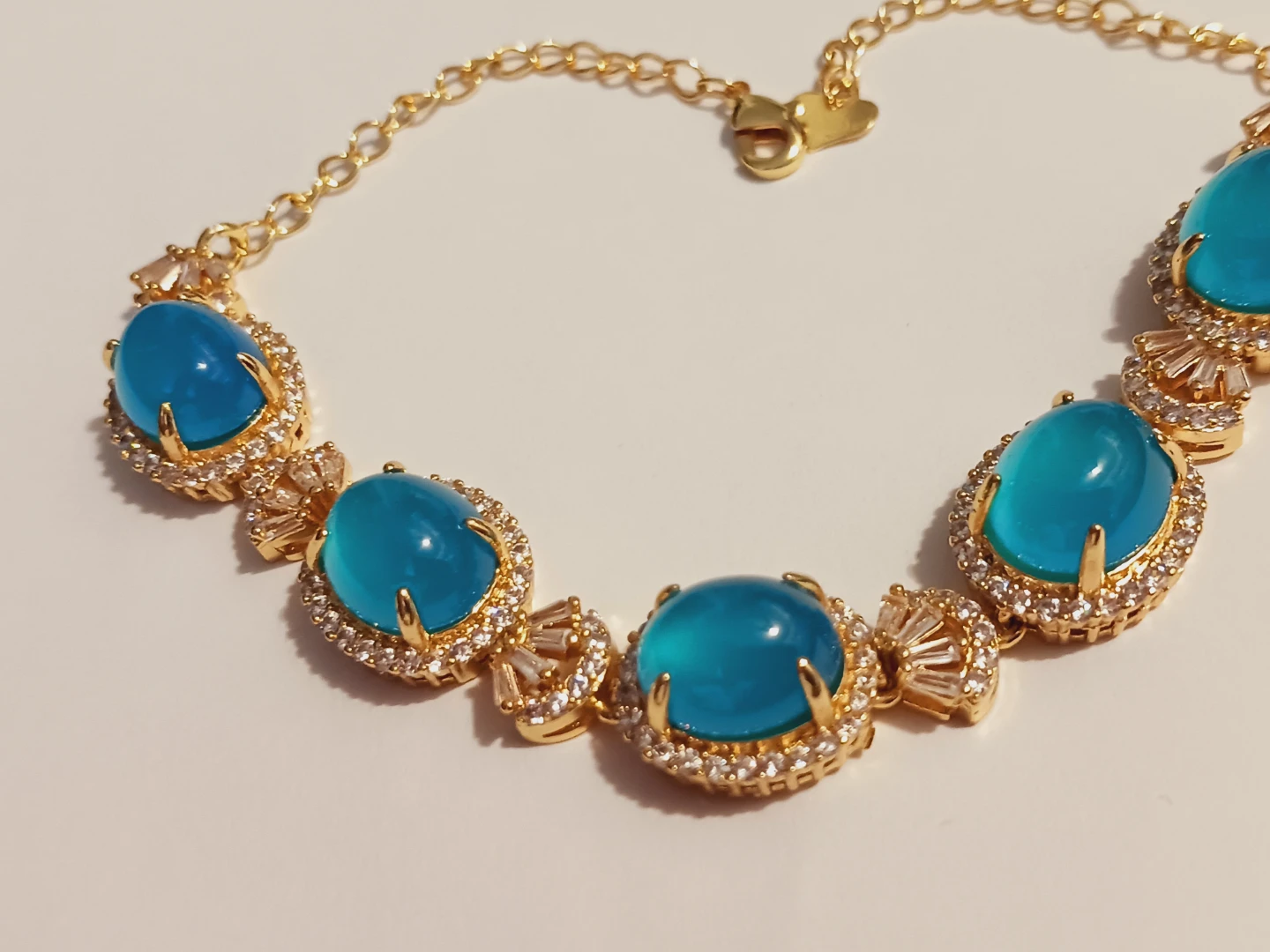 Gorgeous Blue Gemstone Bracelet - photo 2