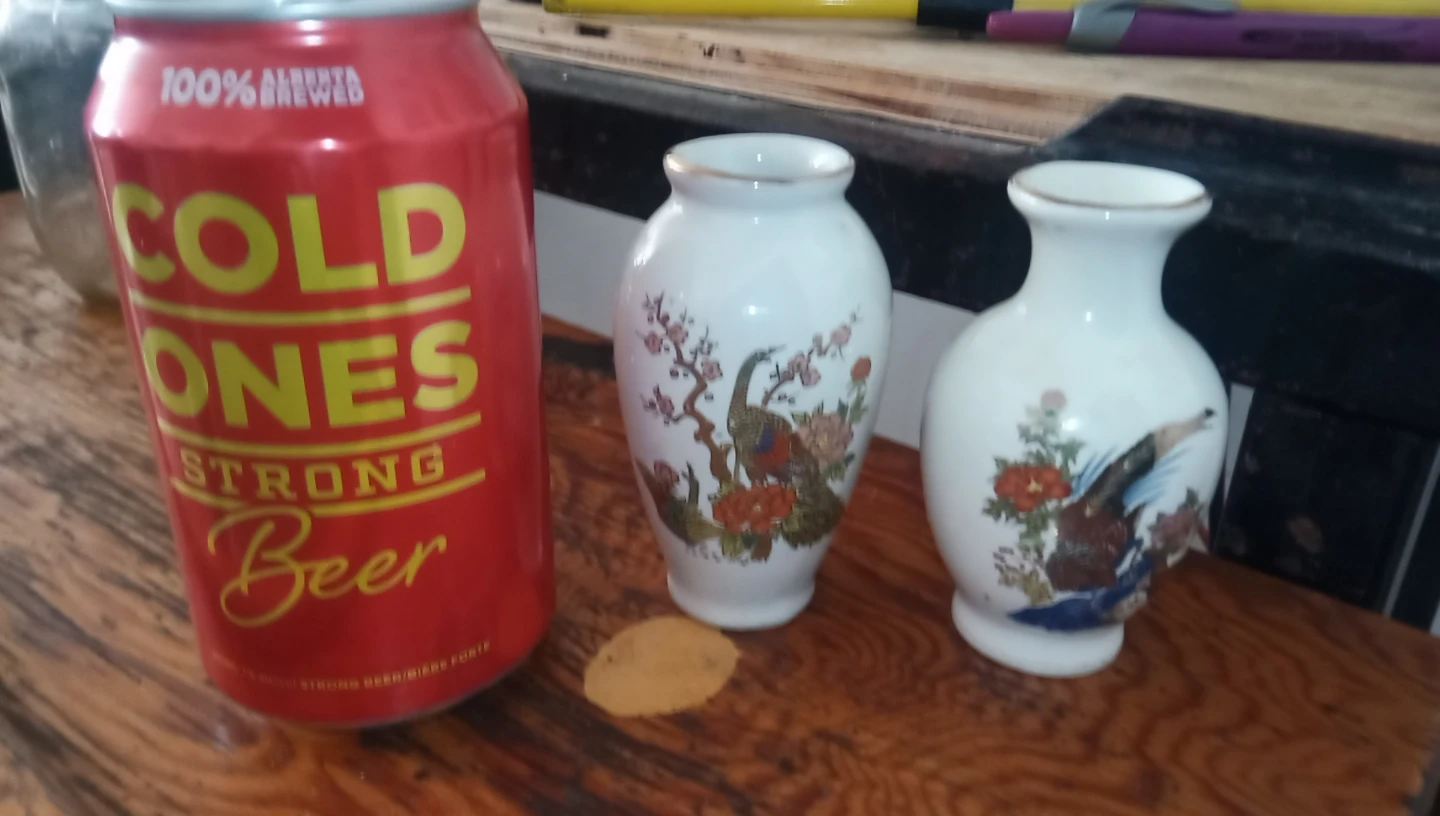Japanese bud vases (pair)