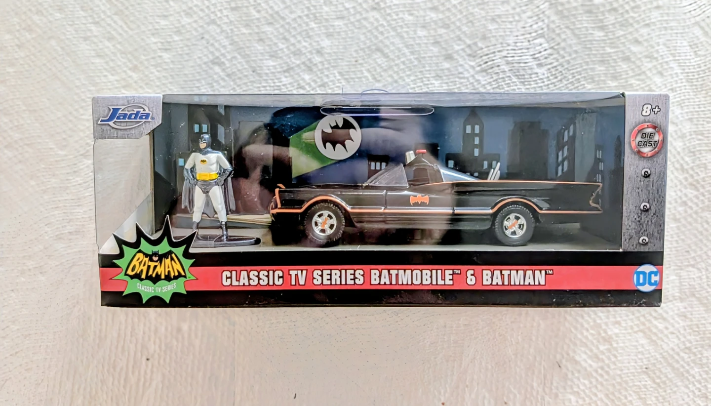 Jada Toys Batman Classic TV Series Batmobile & Batman Die-Cast