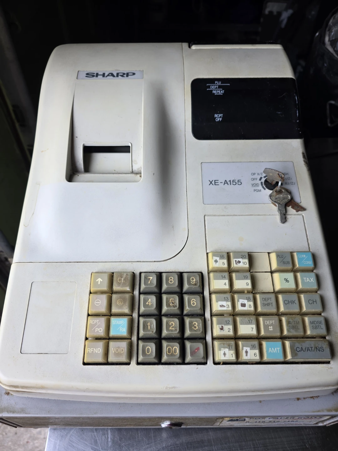 Sharp XE-A155 Cash Register