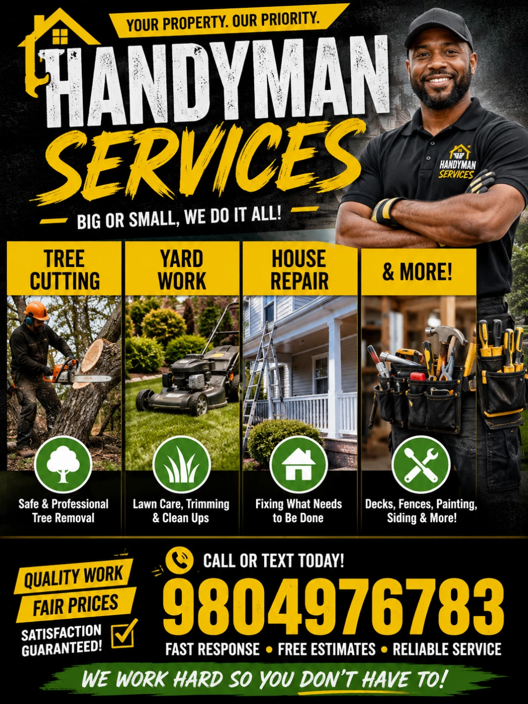 Handyman Services - Big or Small, We Do It All!