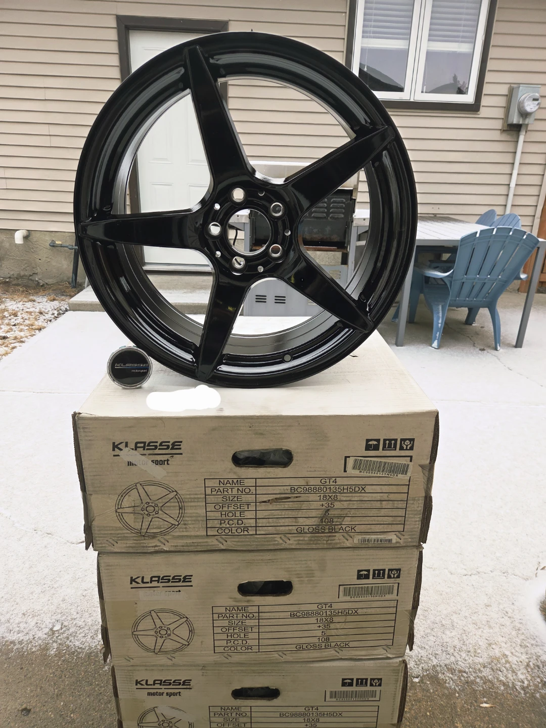 Klasse Motor Sport GT4 alloy wheels, 18"