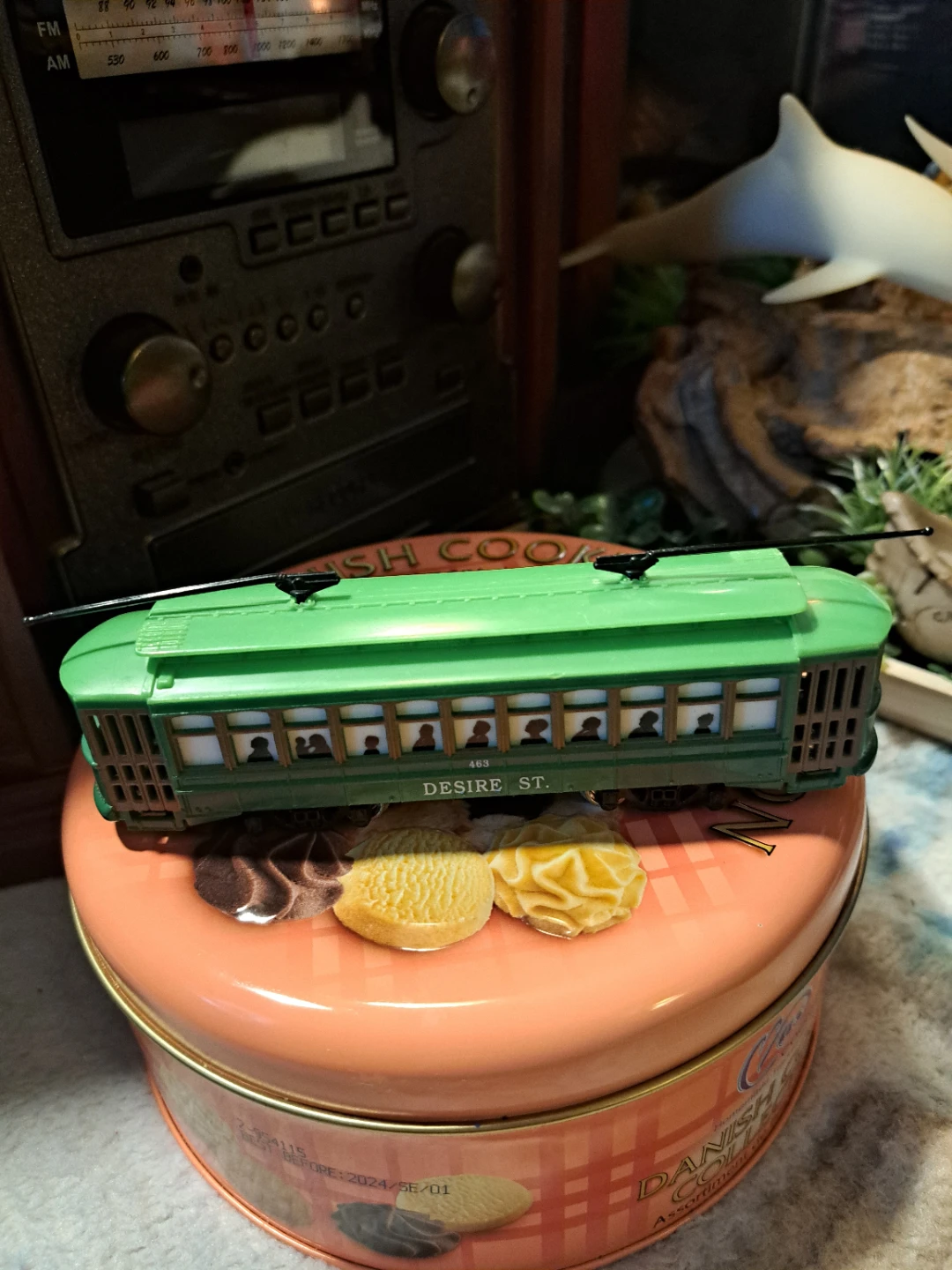 Green Toy Streetcar