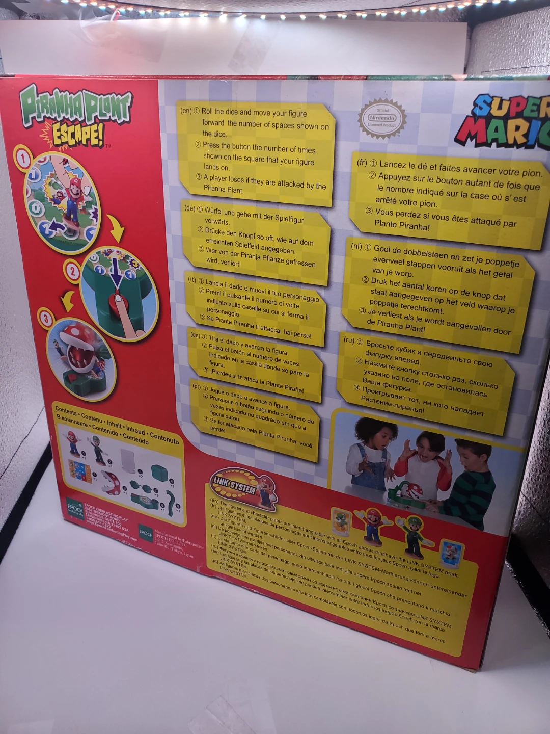 Super Mario Piranha Plant Escape Board Game - photo 2