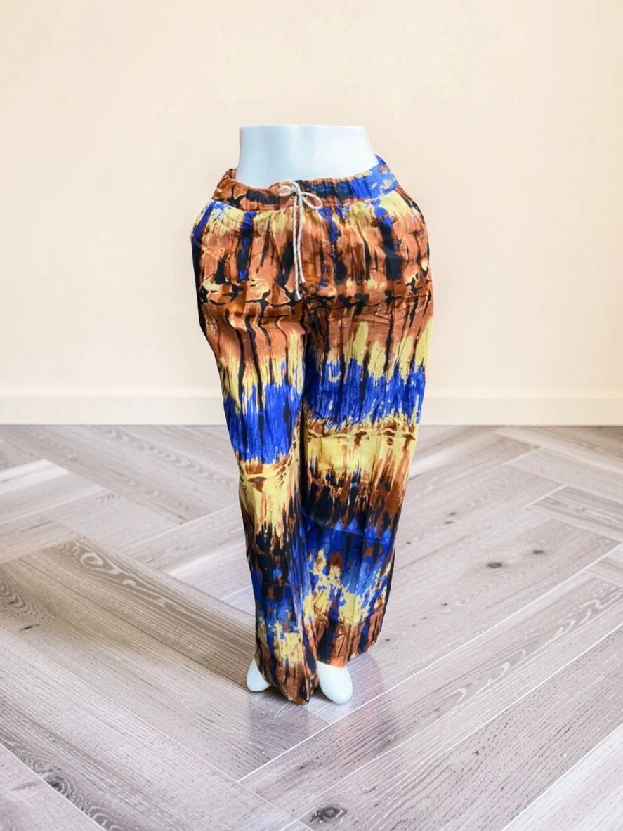 Women's Tie-Dye Wide Leg Pants