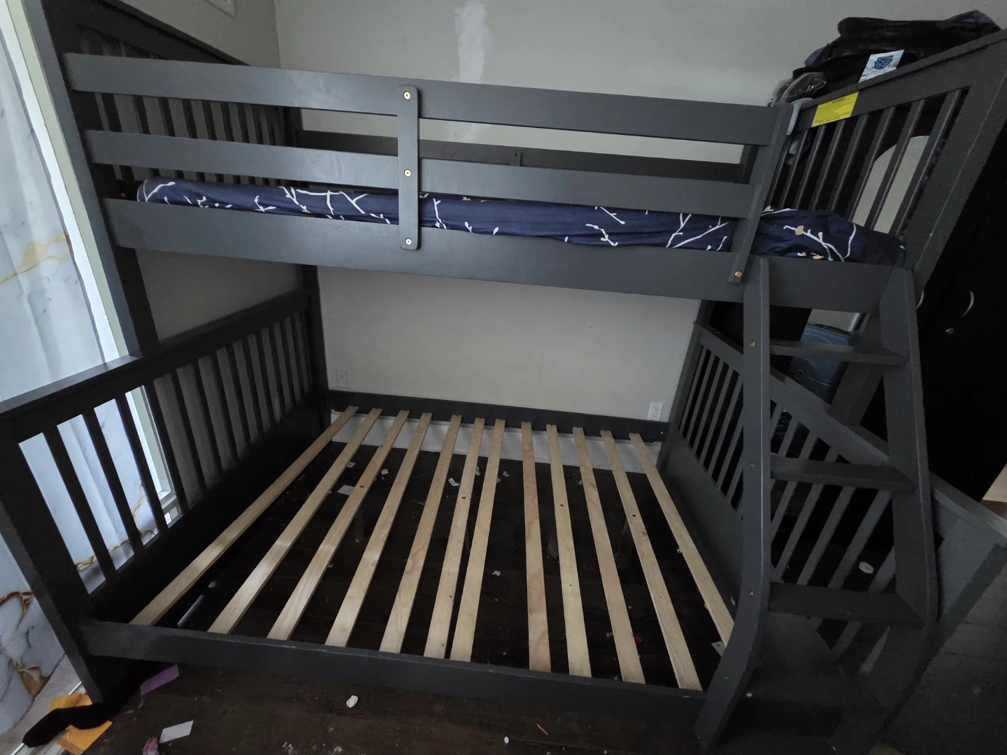 Grey Bunk Bed Frame - As-is condition