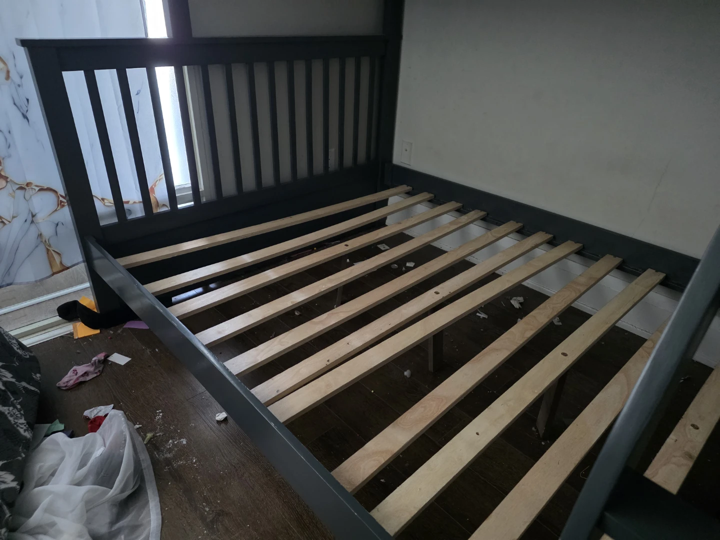 Grey Bunk Bed Frame - As-is condition - photo 4
