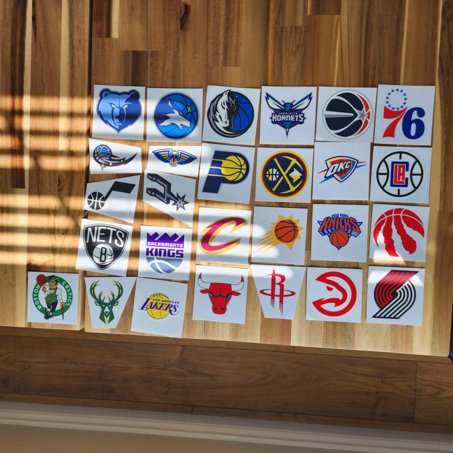 NBA Team Logo Stickers (Pack of 30)