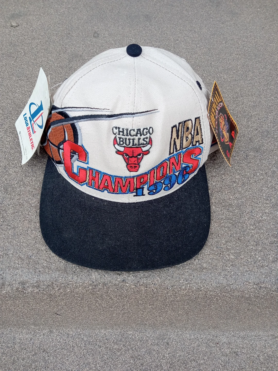 Chicago Bulls 1996 NBA Champions Hat - Logo Athletic