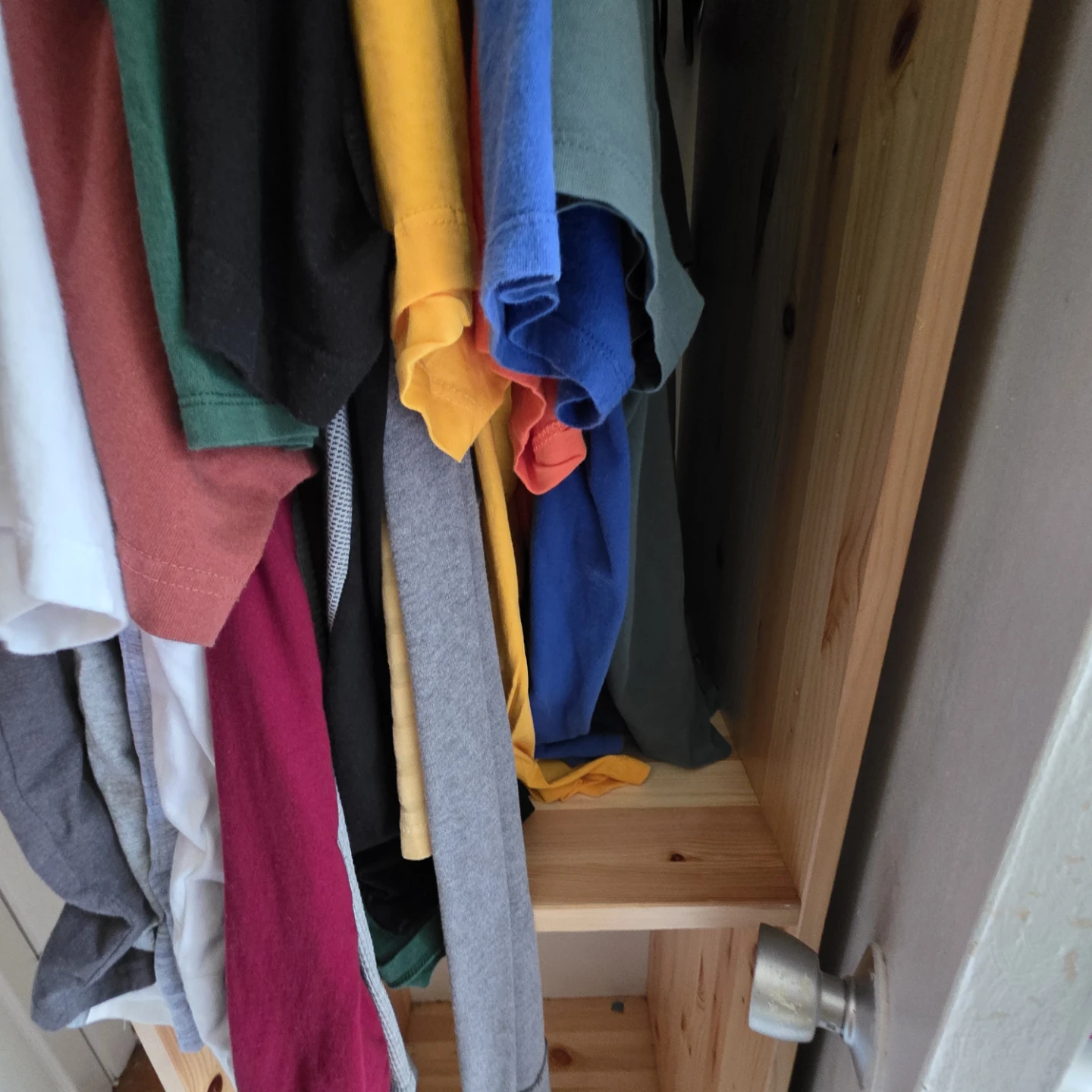 Ikea wooden tall open wardrobe - photo 2