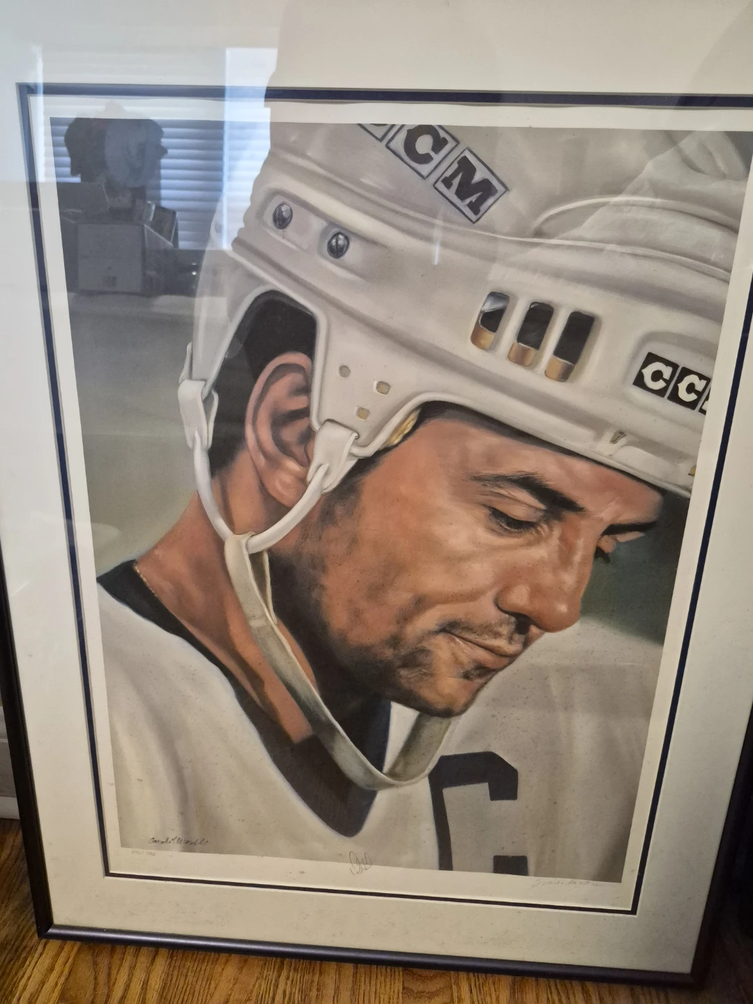 Doug Gilmour Signed Hockey Art Print