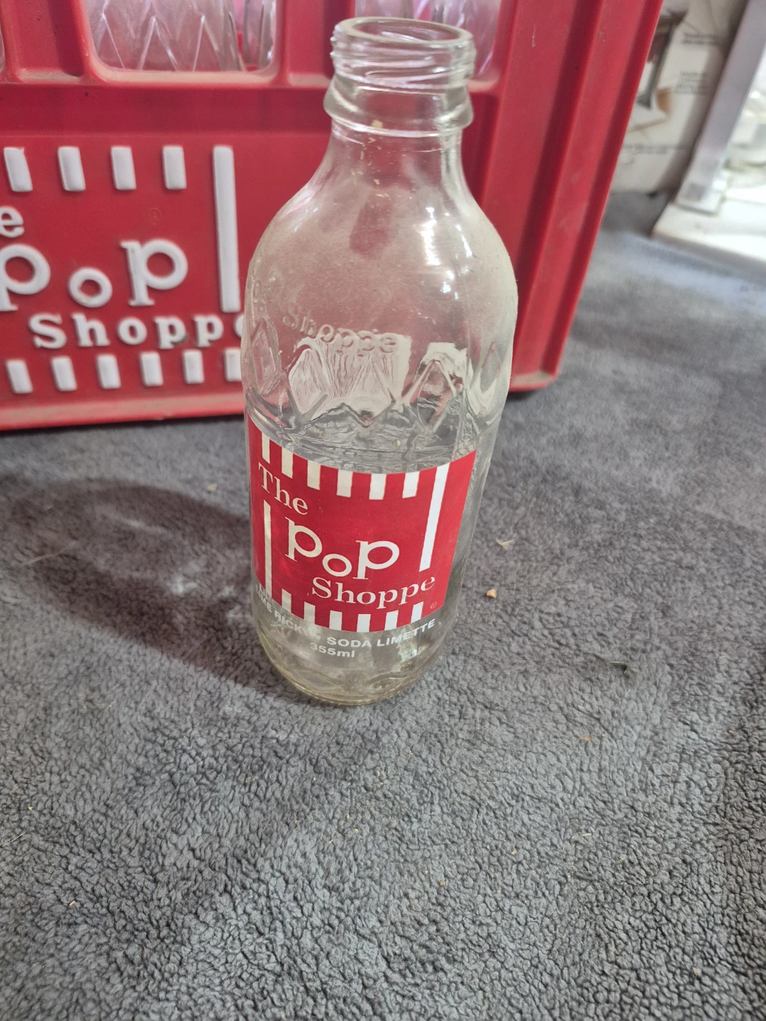 The Pop Shoppe Glass Bottles in Red Crate - photo 2