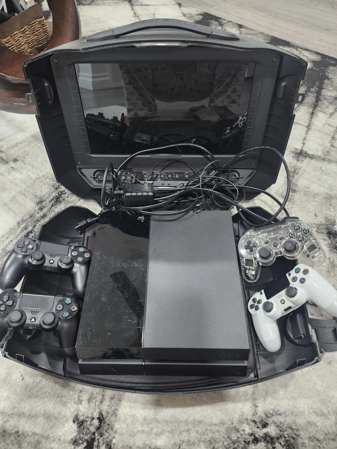 PlayStation 4 Gaming System with Portable Screen and Controllers