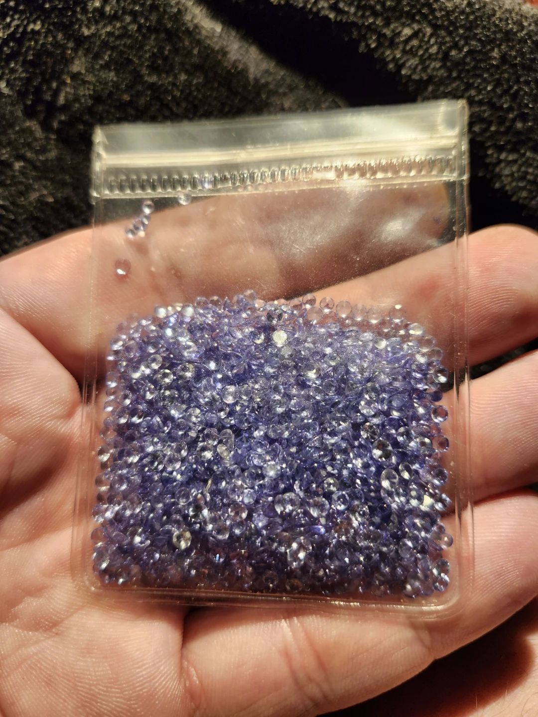 Natural Tanzanite gemstones