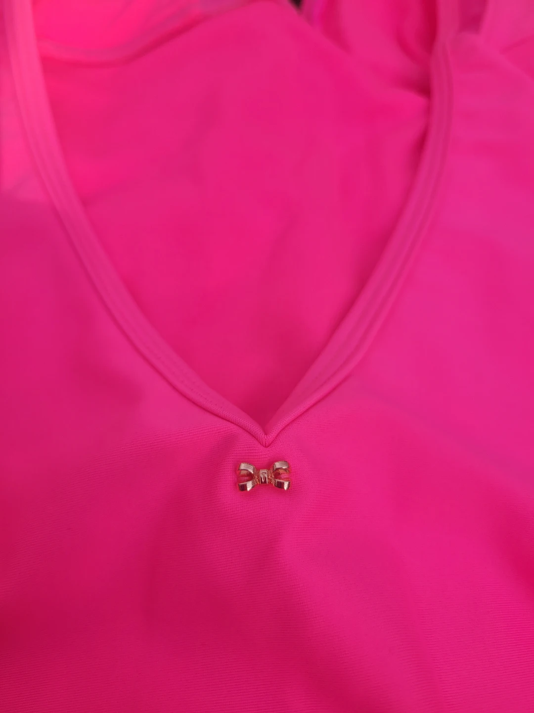 Ted Baker London Neon Pink Halter One-Piece Swimsuit - photo 5