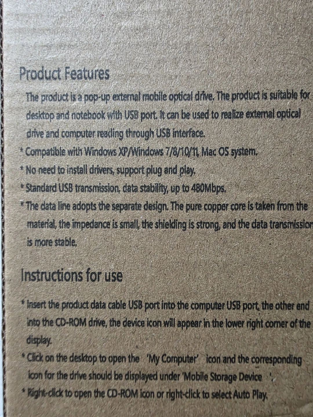 USB External Drive - photo 2