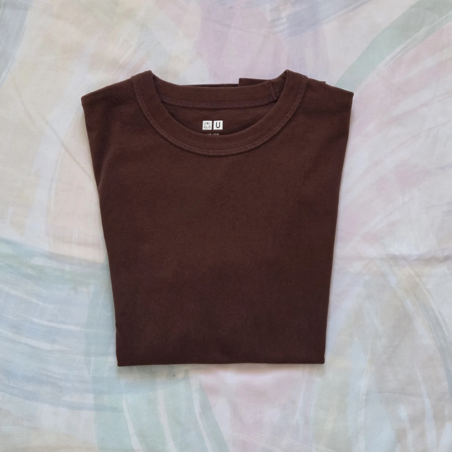 Uniqlo U Brown Crew Neck T-Shirt - photo 3