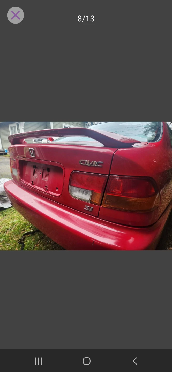 1998 Si Civic 274000 does not run dent clean title new parts - photo 2