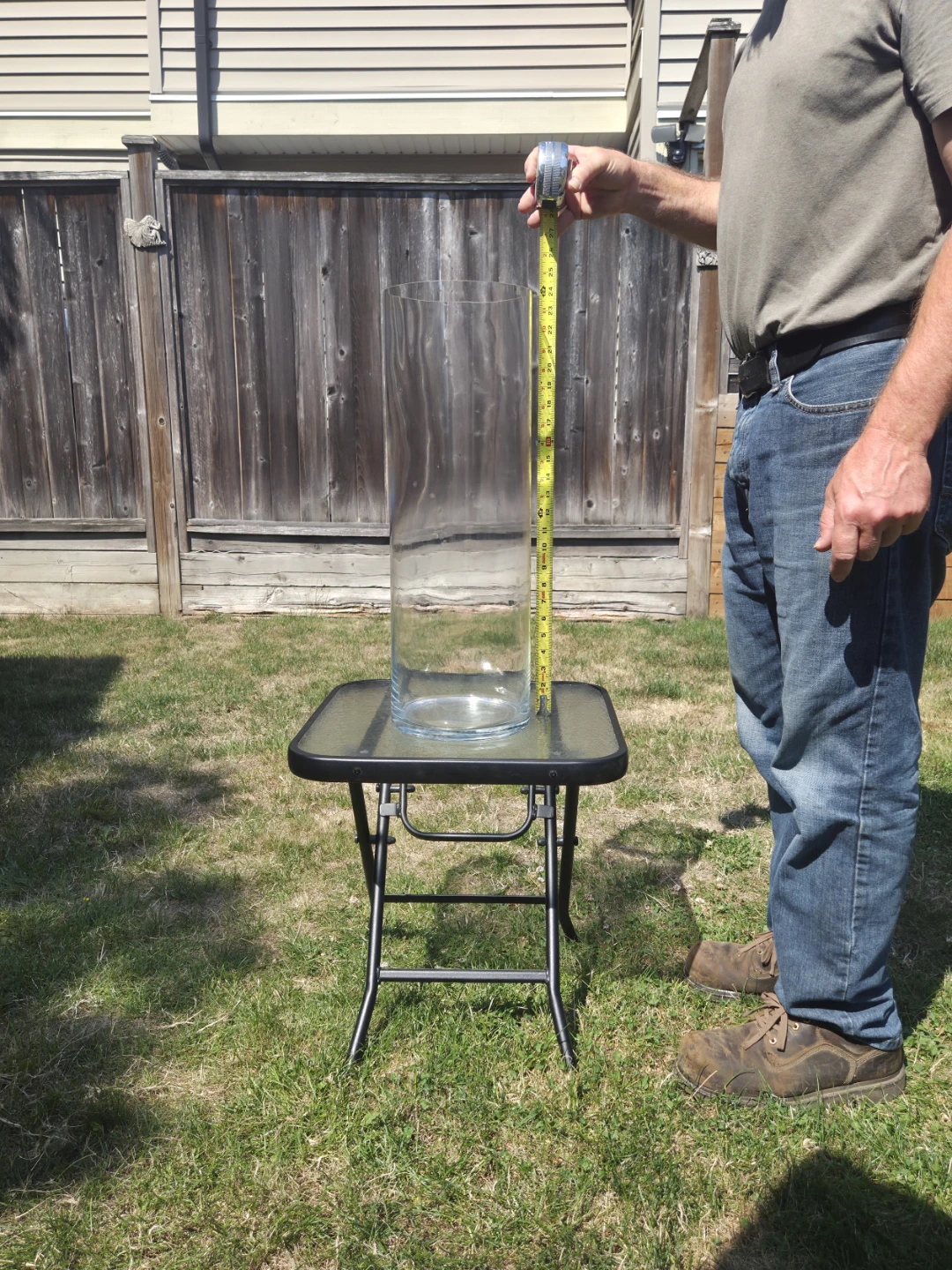 10 Large Glass Cylinder Vase