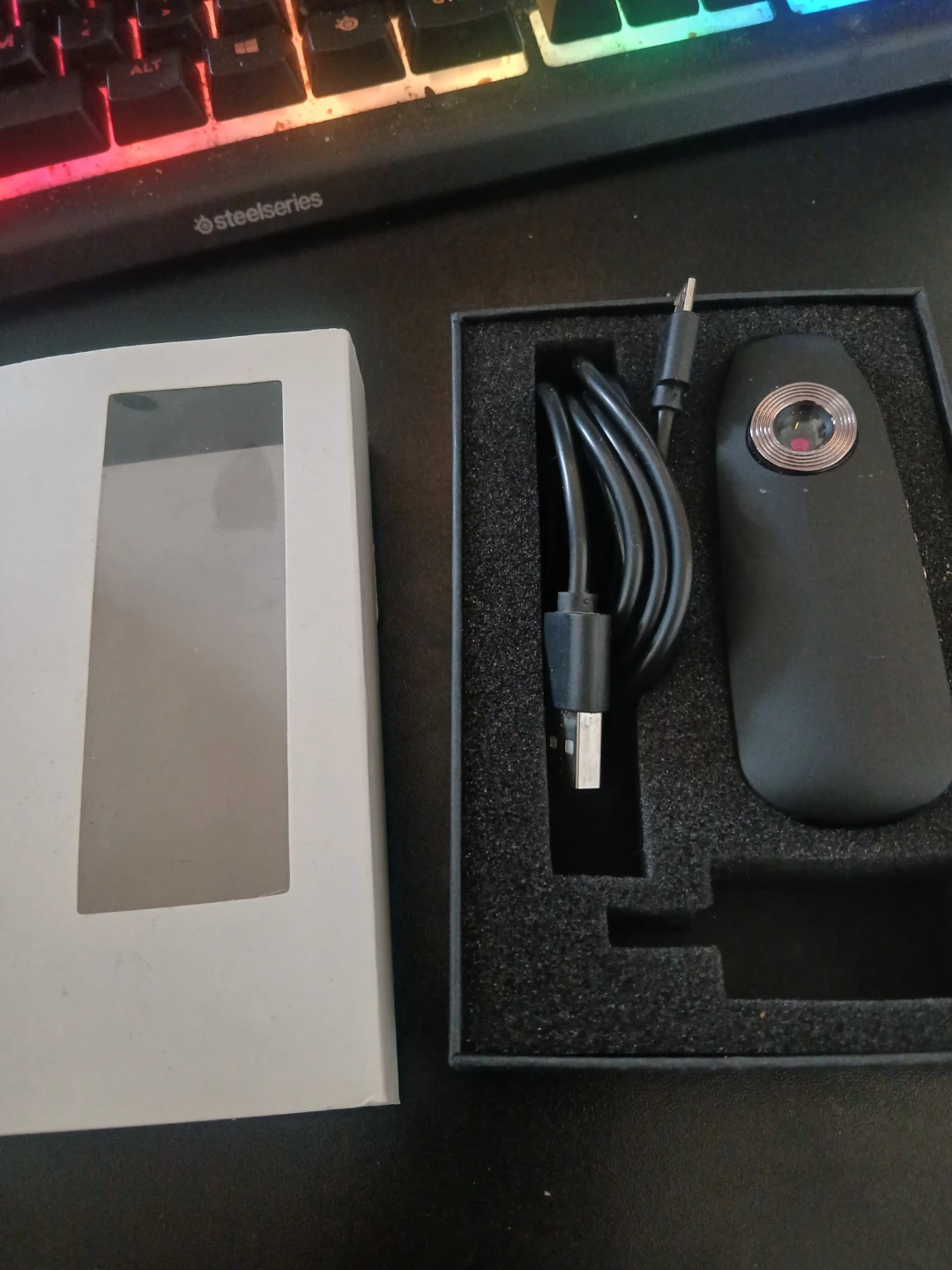 Black Portable body Camera with microSD Card