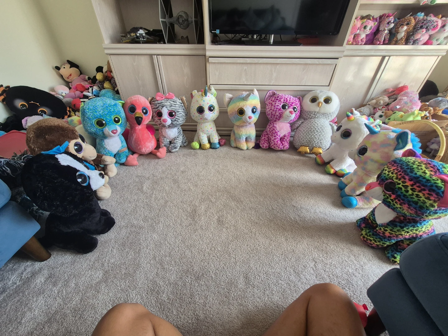 Assorted Large Ty Beanie Boos Plush Toys