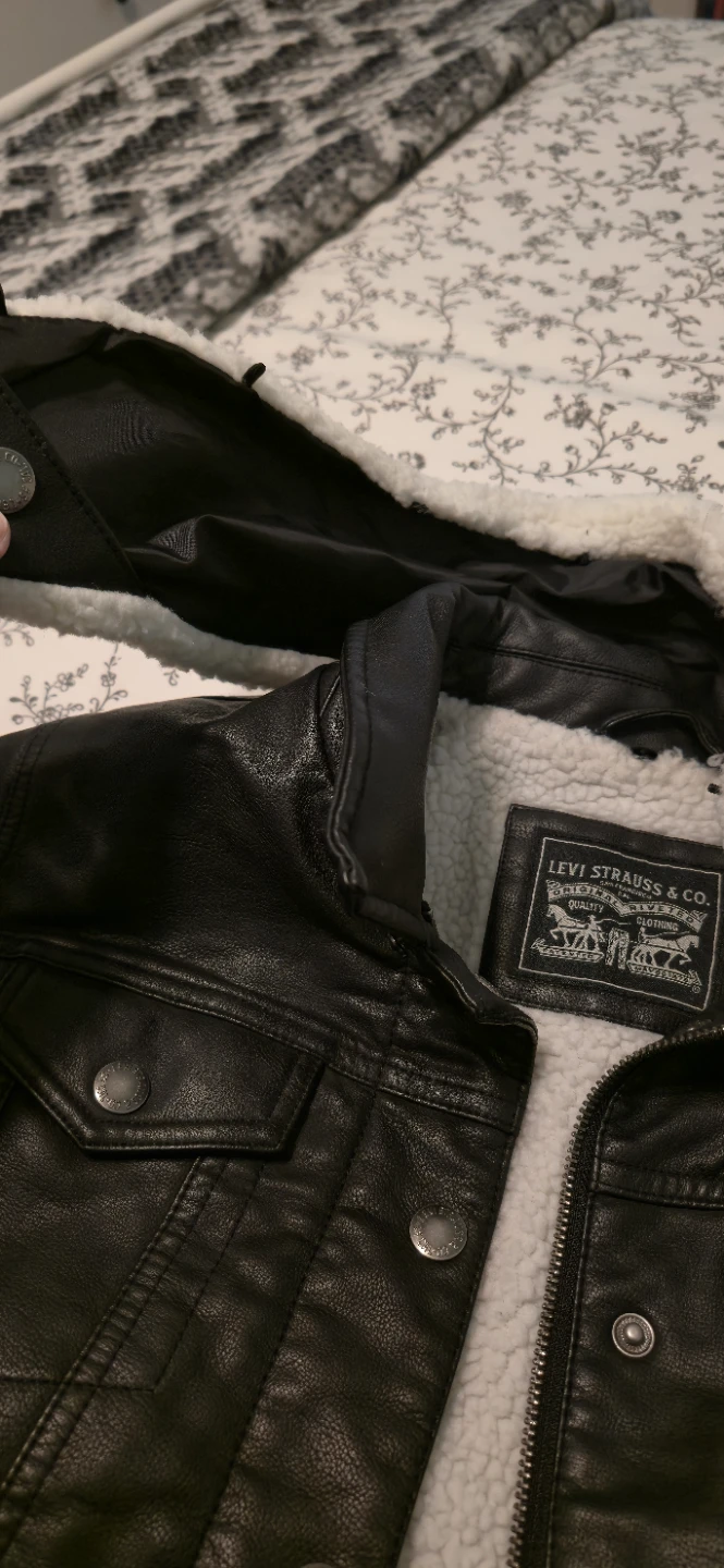 Levi Strauss faux leather sherpa jacket - photo 5