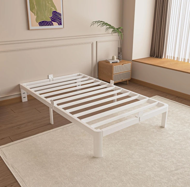 White 10 Inch Twin Bed Frame
