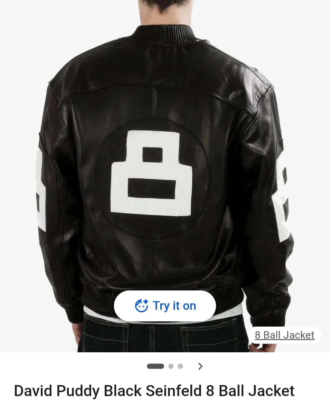 Bubble Well Leather Bomber Jacket
