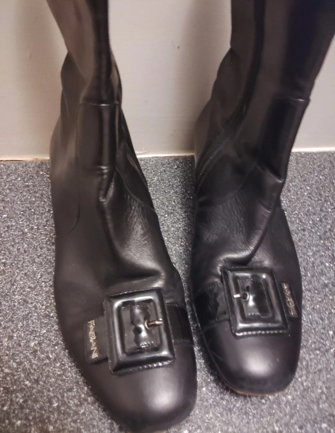 Giovanni Fabiani Italian Black Leather Ankle Boots - photo 2