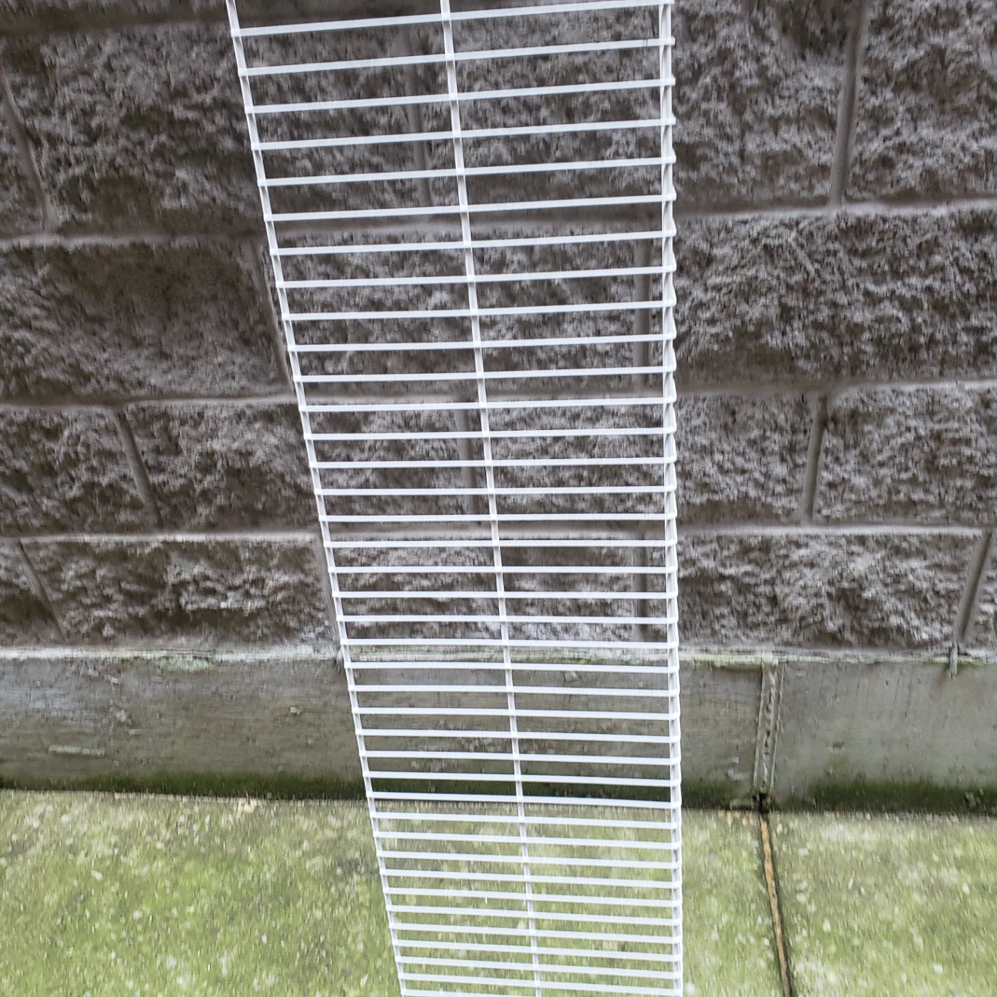 2 White Metal Wire Shelf or Grid Panel - photo 2