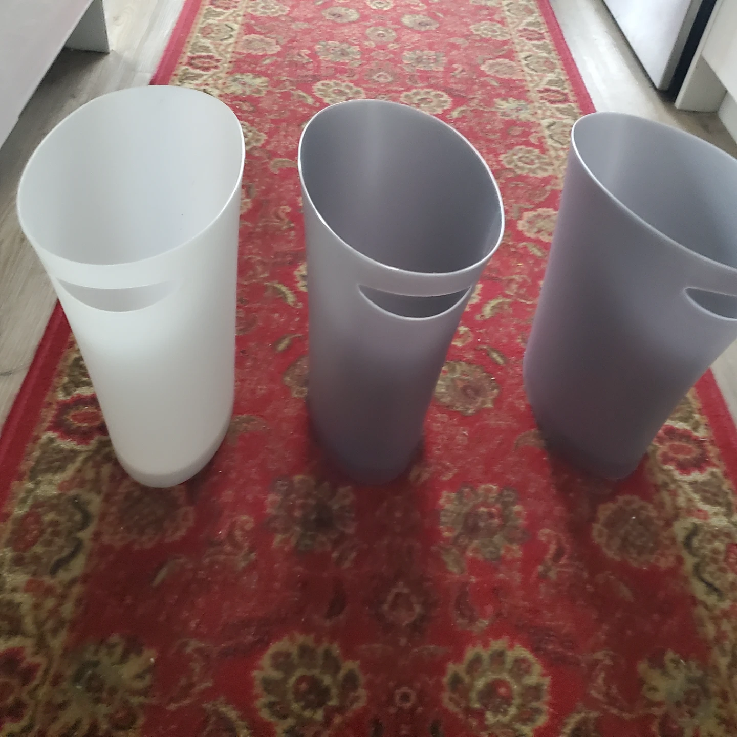 Set of 3 Sleek & Skinny 2-Gallon Trash Cans - photo 3