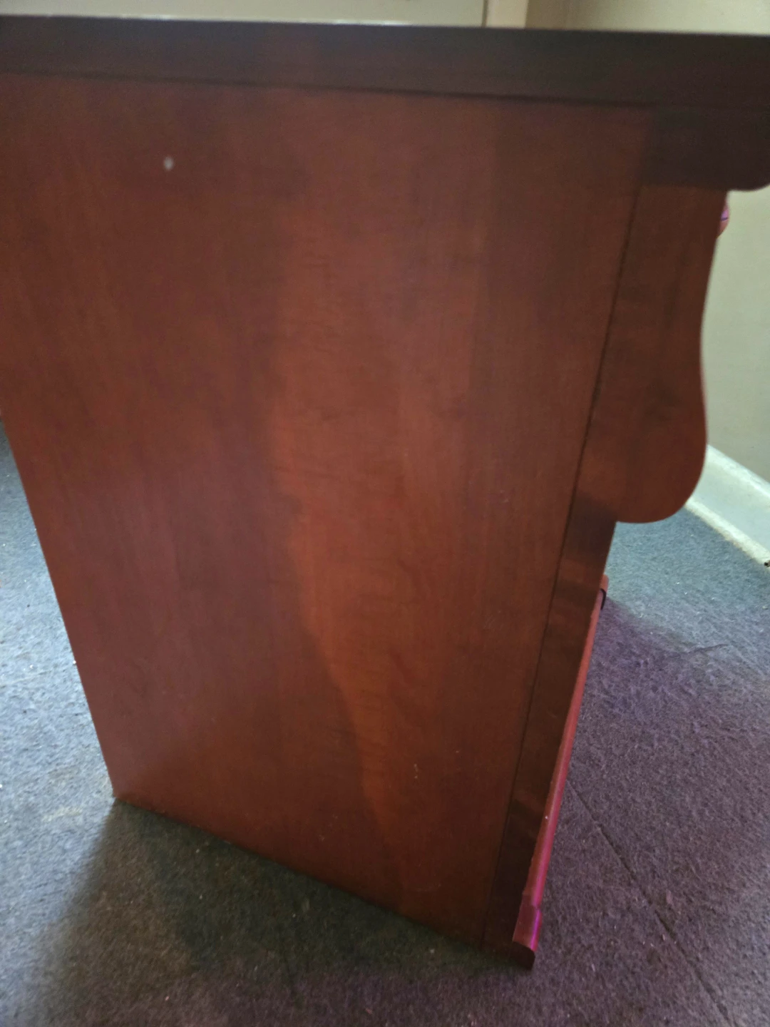 end/ side single drawer table - photo 4