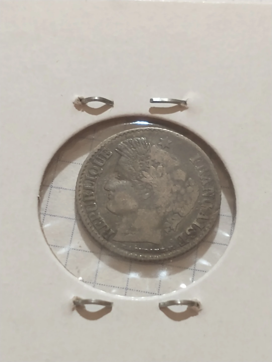 France 1850A 20 Cent .900 Silver Coin KM #758 - photo 4