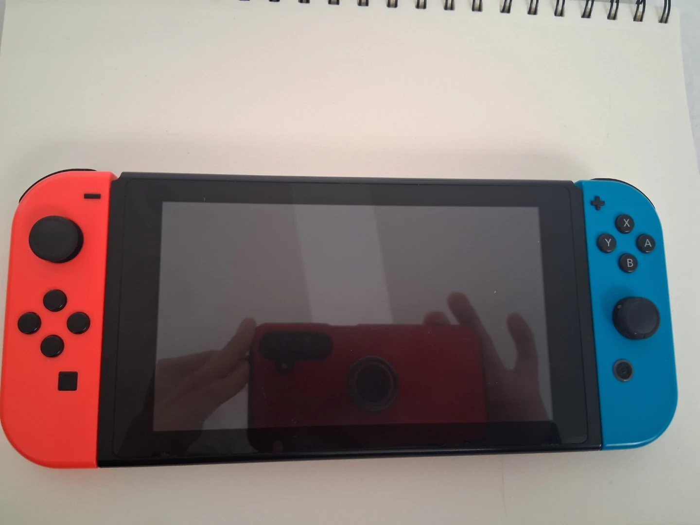 Nintendo Switch Console with Neon Red/Blue Joy-Cons