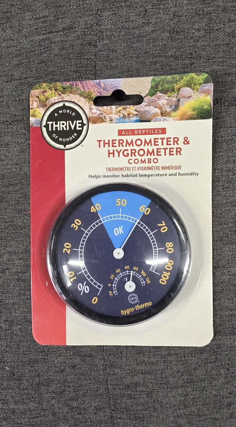 Reptile Thermometer & Hygrometer Combo