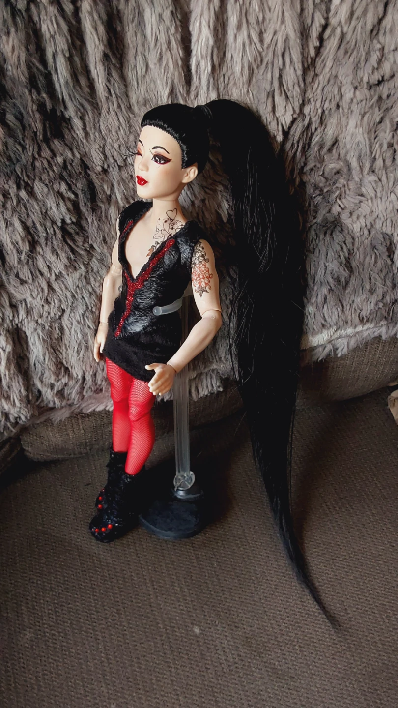 🖤 OOAK Art Doll – "Justin/Justine" – $475 CAD - photo 5