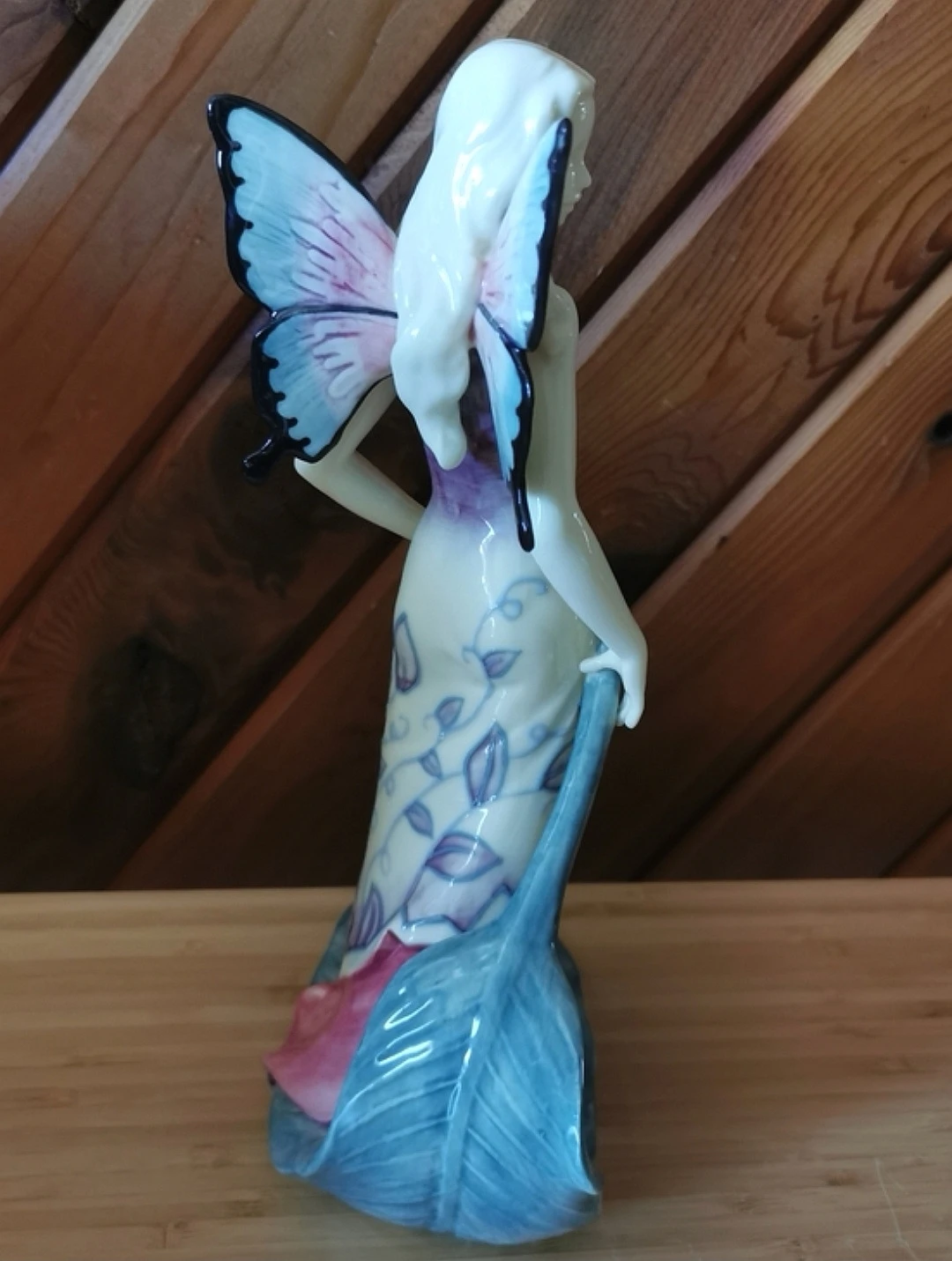 Art Nouveau Style Benaya Fairy Figurine Butterfly Wings - photo 3