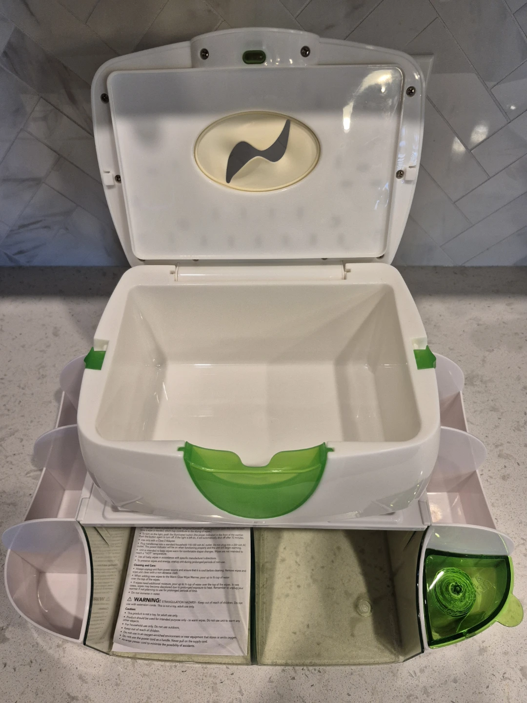 Munchkin Wipe Warmer And Diaper Organizer - photo 4