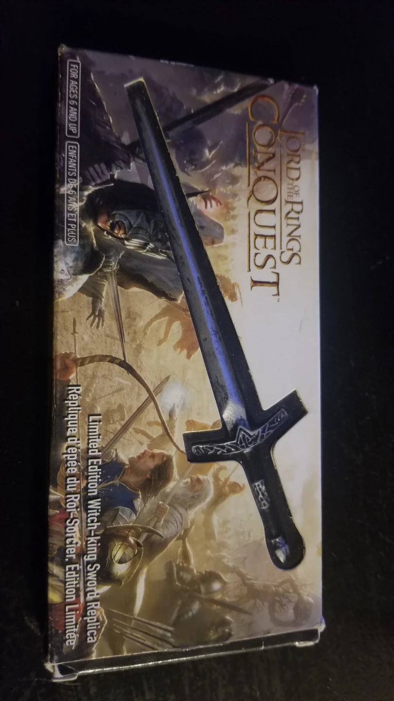 LOTR Conquest Limited Edition Witch-king Sword Replica - photo 4