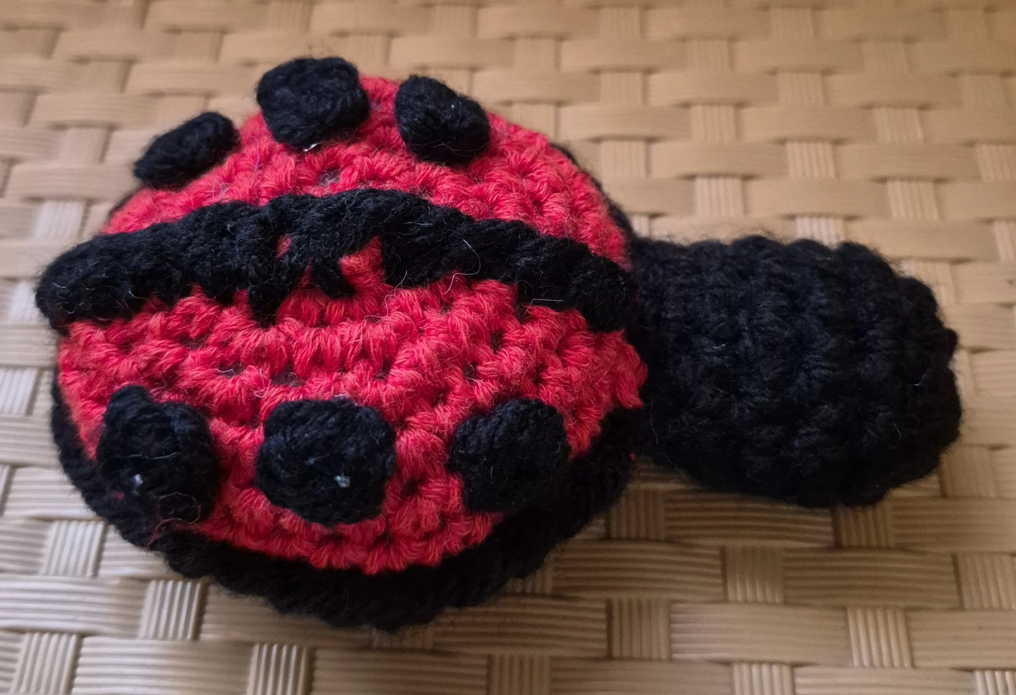 Hand crocheted ladybug plushie large $15 &small $5 - photo 4