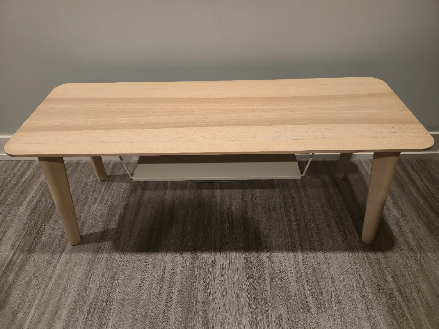 Wooden Coffee Table with Shelf