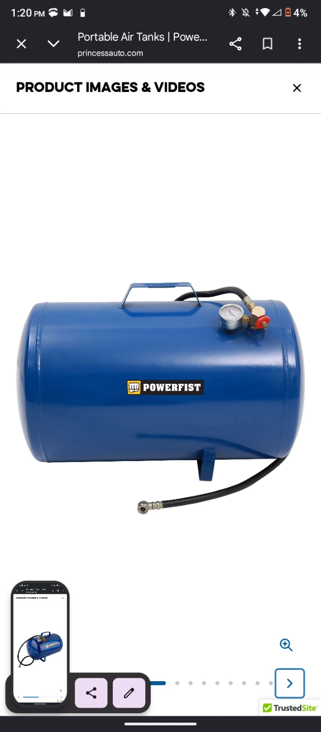Powerfist Portable Air Tank - photo 2