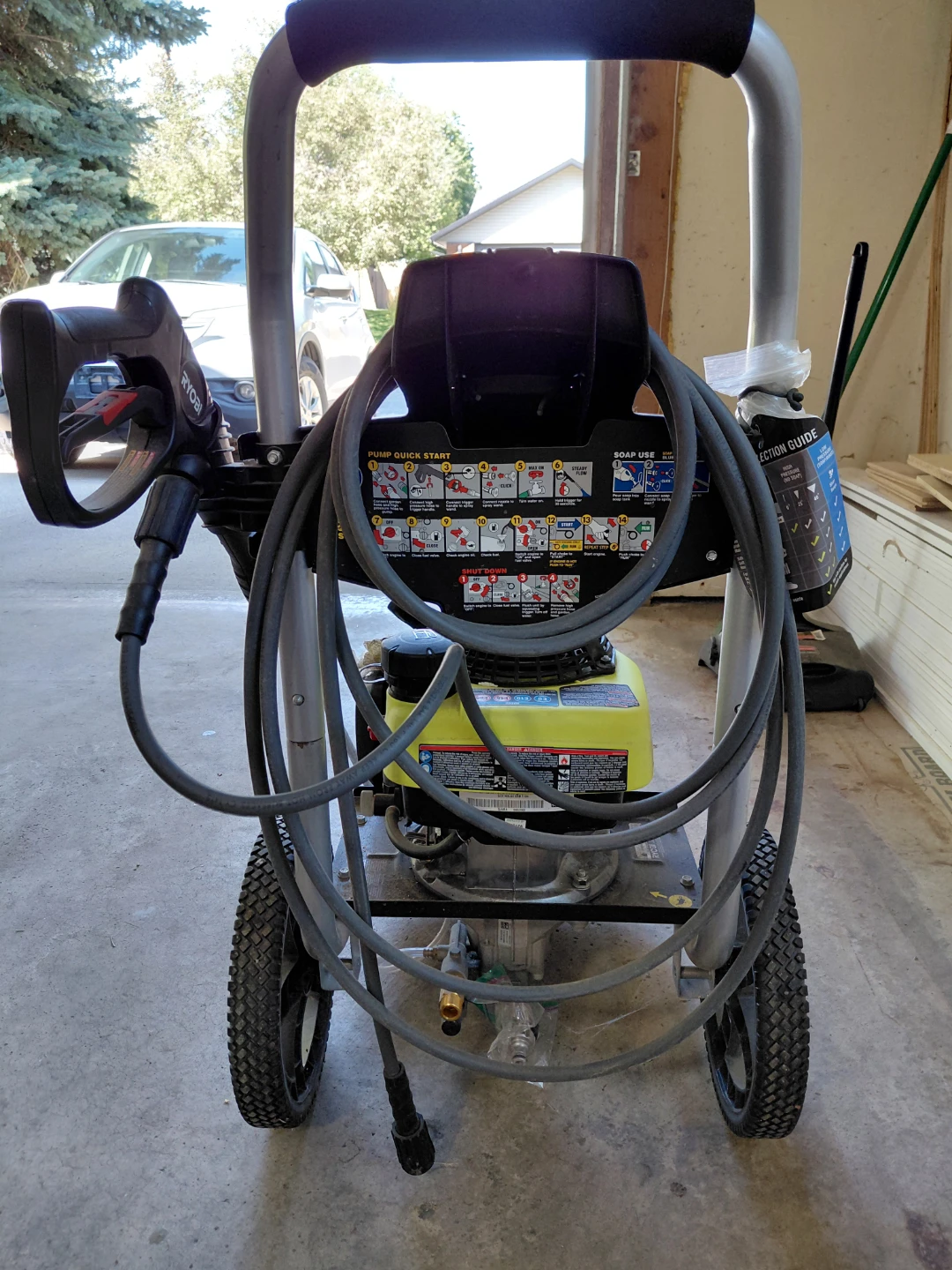 Ryobi Gas Pressure Washer - Honda GCV160 Engine (2800 PSI) - photo 2