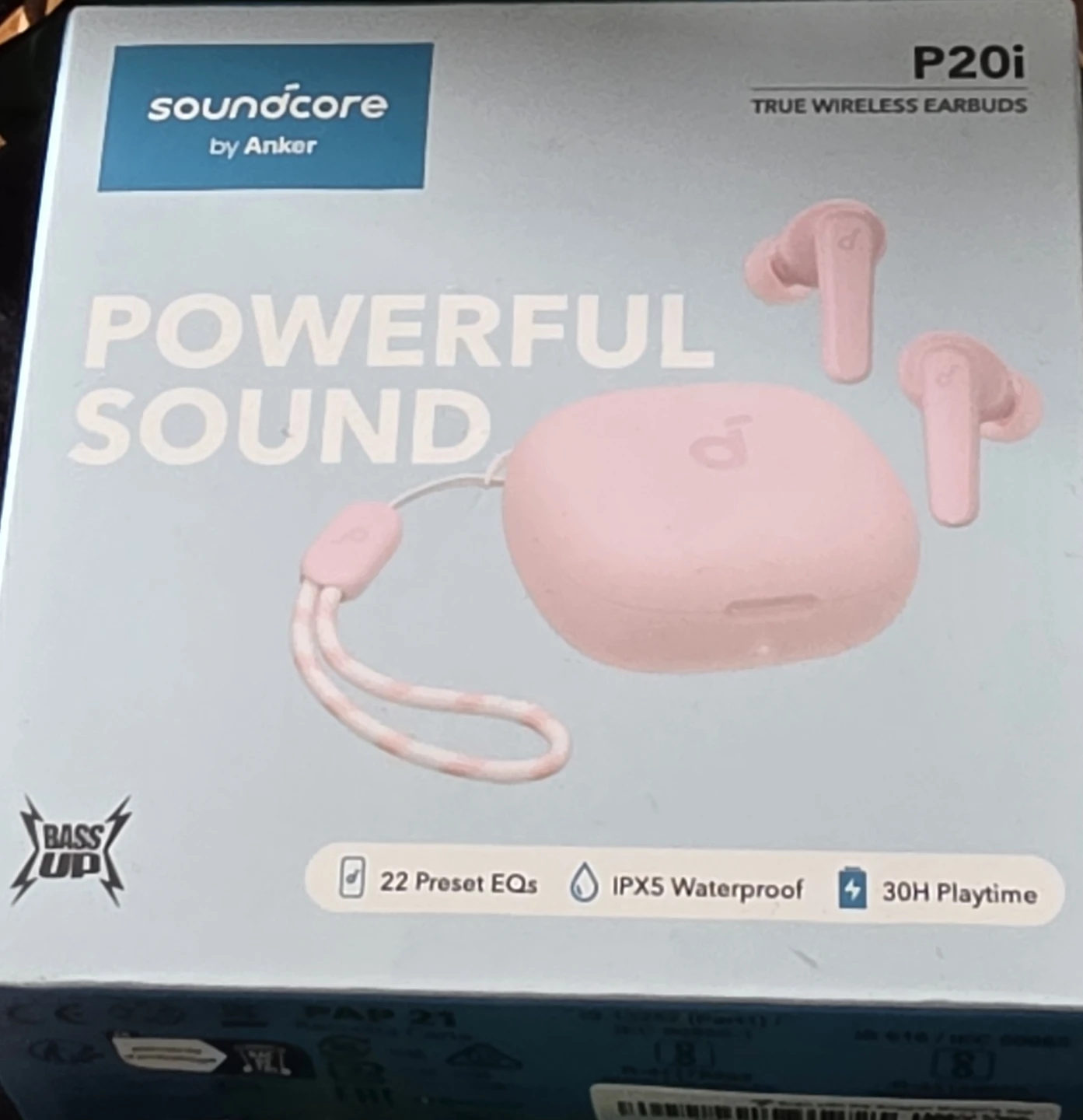 Anker Soundcore P20i True Wireless Earbuds in Pink