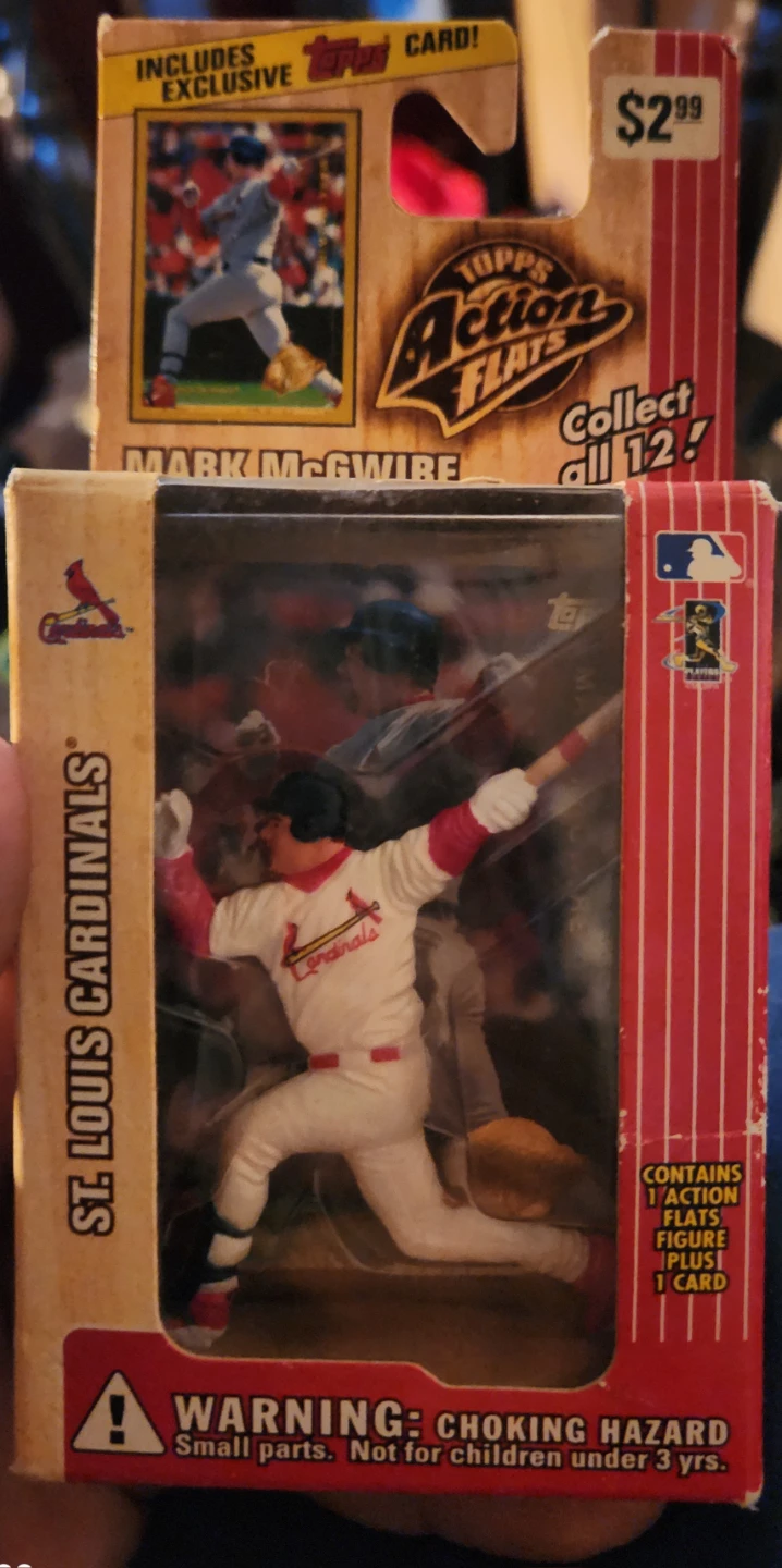 Topps Action Flats Mark McGwire St. Lou Cardinals  Figure - photo 3