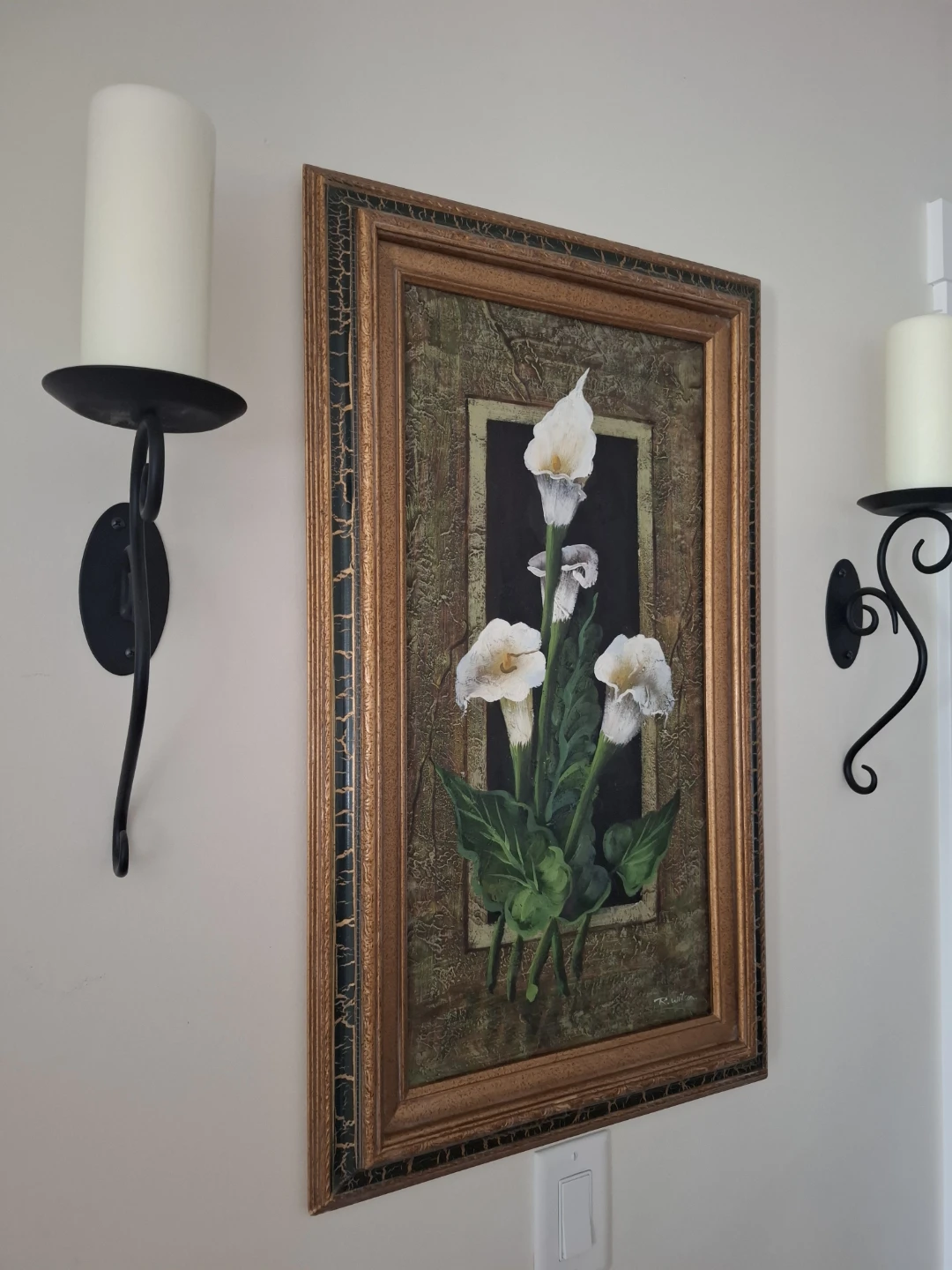 Painting and Metal candle Sconces - photo 2