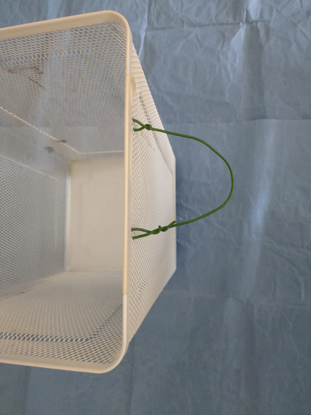 IKEA White Mesh waste paper bin - photo 5