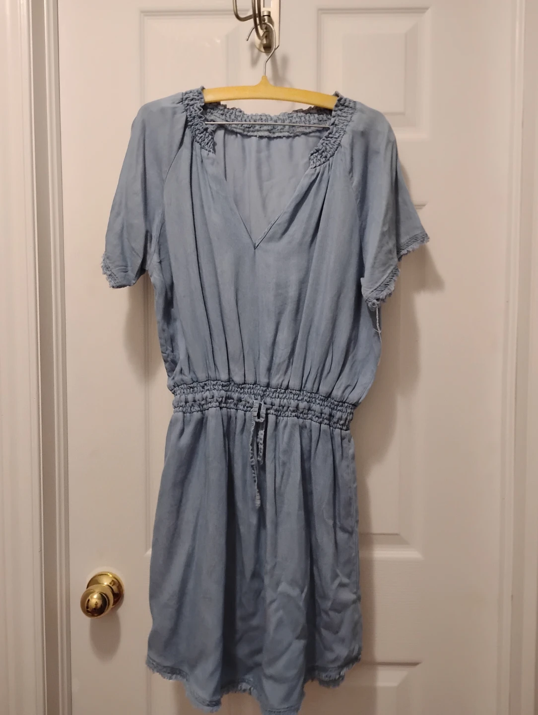 Blue Chambray Dress