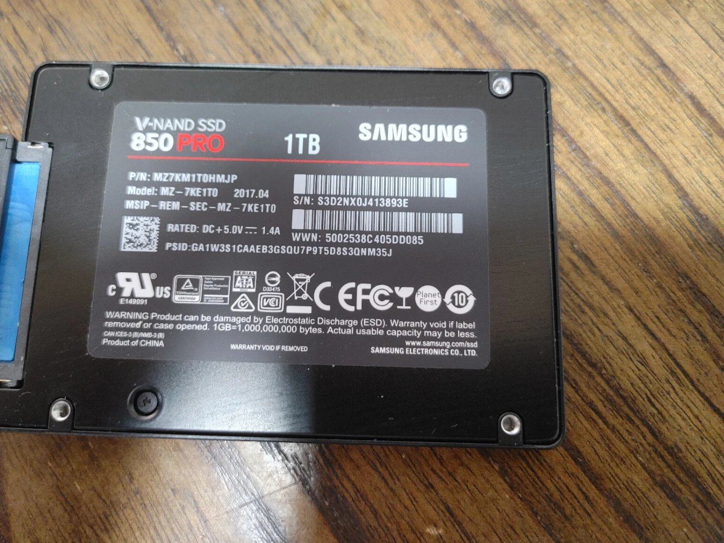 Samsung 850 PRO V-NAND SSD 1TB - photo 2